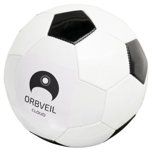 Orbveil wolkenvoetbal voetbal (Drie kwart)