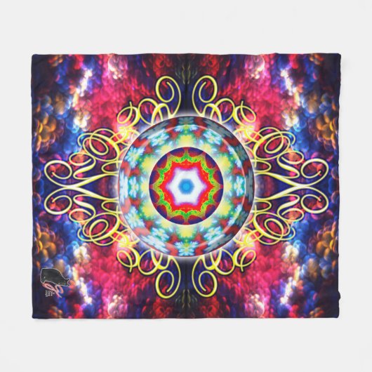 Orbz Kaleid Fleece Deken (Voorkant (Horizontaal))