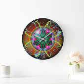 Orbz Kaleid Ronde Grote Klok (Huis)