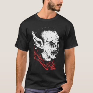 ORC Duivel Grunge Zwarte Kunst Illustratie Trendy T-shirt