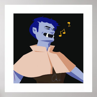 Orc Karakter Folie Afdrukken