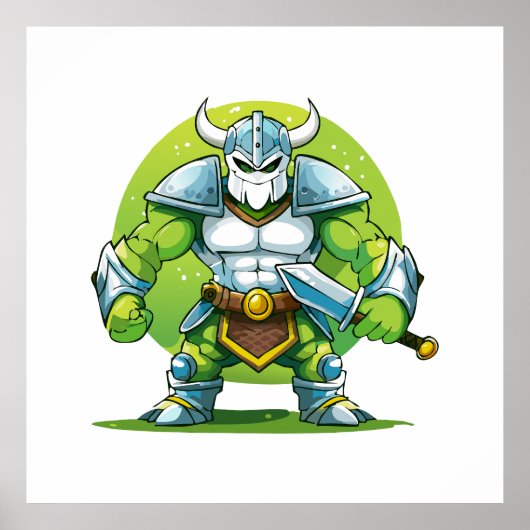 orc krijger poster (Voorkant)