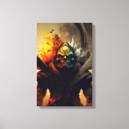 Orc Oorlogsheer Fantasy Canvasprint | D&D Cadeau Canvas Afdruk