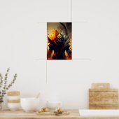 Orc Oorlogsheer Fantasy Poster | D&D Decor 1 (Keuken)