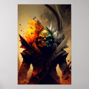 Orc Oorlogsheer Fantasy Poster D&D Decor 1