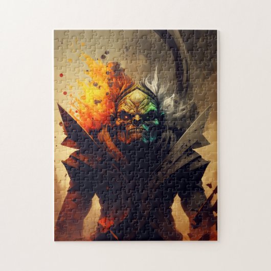 Orc Oorlogsheer Fantasy Puzzel | D&D Cadeau (Verticaal)