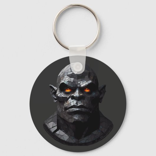 Orc Portret Sleutelhanger (Voorkant)