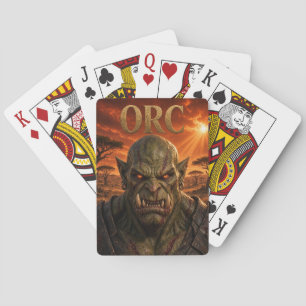 Orc speelkaarten, pokerkaarten
