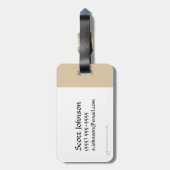 Orc Weapons Collage Bagagelabel (Achterkant verticaal)