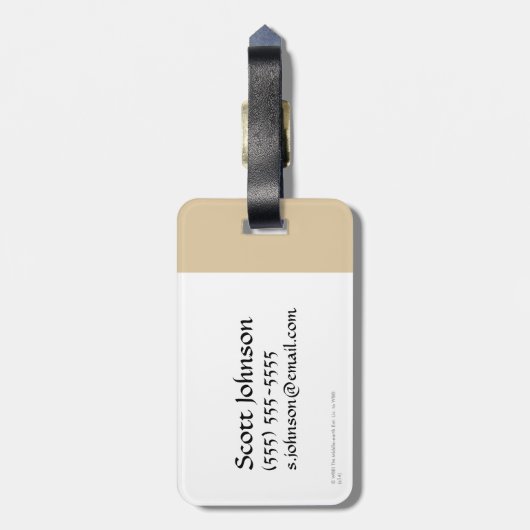 Orc Weapons Collage Bagagelabel (Achterkant verticaal)