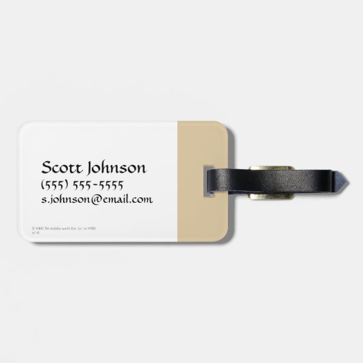 Orc Weapons Collage Bagagelabel (Achterkant horizontaal)