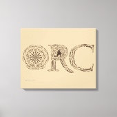 Orc Weapons Collage Canvas Afdruk (Voorkant)