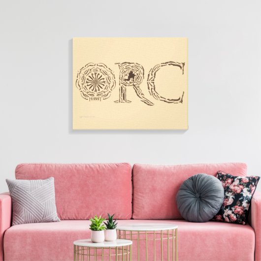Orc Weapons Collage Canvas Afdruk (Insitu (Woonkamer))