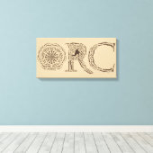 Orc Weapons Collage Canvas Afdruk (Insitu (Houten vloer))
