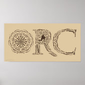 Orc Weapons Collage Poster (Voorkant)