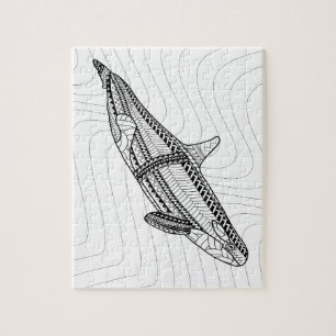 Orca Adult Coloring Puzzle Legpuzzel