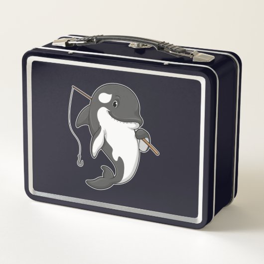 Orca als Fisher met Geviste staaf (Achterkant)