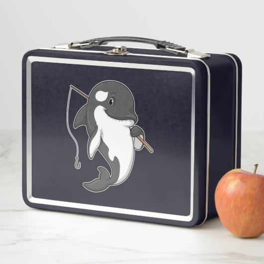 Orca als Fisher met Geviste staaf (In situ)