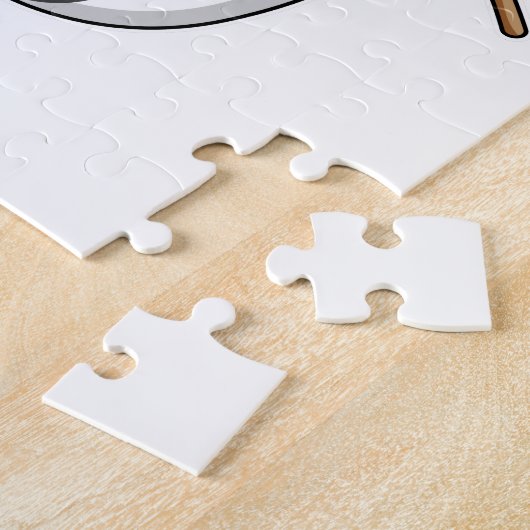 Orca als Fisher met Geviste staaf Legpuzzel (Zijkant)