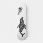 Orca and Jellyfish "Killer" Skateboard Deck (Voorkant)