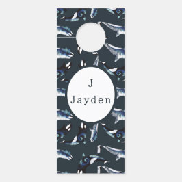 Orca Baby Boy Blauwgroen Deurhanger