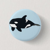 Orca Badge Ronde Button 3,2 Cm (Voorkant)