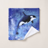 Orca badhanddoekenset bad handdoek (Wasdoekje)