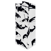 Orca bag wijn cadeautas (Achterkant Gekanteld)