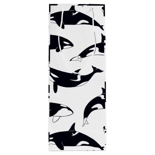 Orca bag wijn cadeautas (Achterkant)