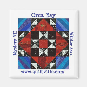Orca Bay Mystery Quiltville Magneet