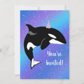 Orca Birthday Kaart (Achterkant)