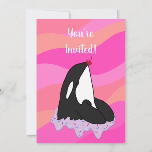 Orca Birthday Kaart (Achterkant)