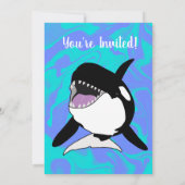 Orca Birthday Kaart (Achterkant)