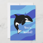 Orca Birthday Kaart (Achterkant)