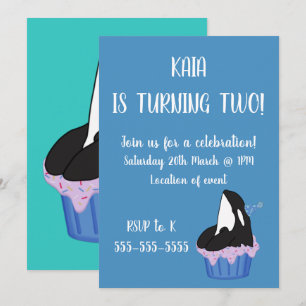 Orca Birthday Kaart