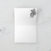 Orca Black en White Wenskaart Kaart (Binnen)