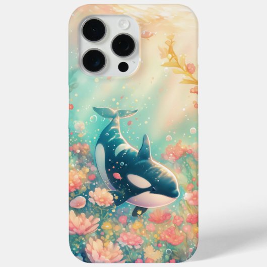 Orca Bloemenwereld Case-Mate iPhone Case (Achterkant)
