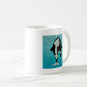 Orca Blue Koffiemok (Voorkant rechts)