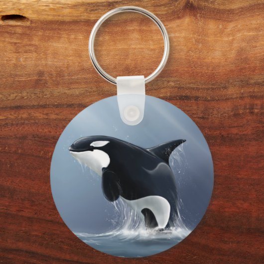 Orca Breach Sleutelhanger (Voorkant)