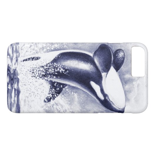 Orca Breiking Case-Mate iPhone Case (Achterkant (Horizontaal))