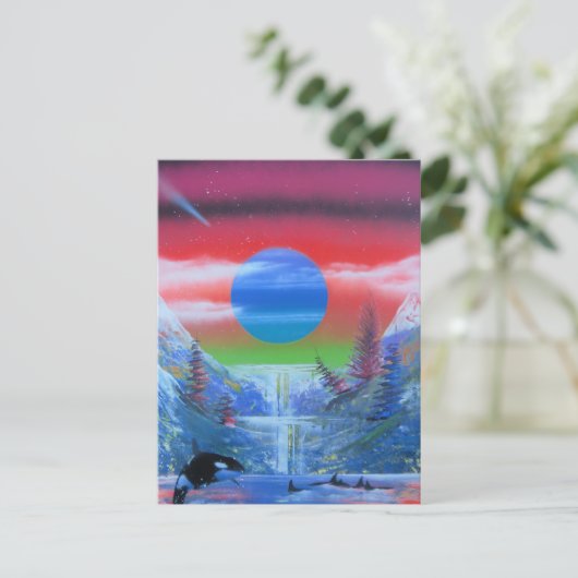 Orca Briefkaart (Staand voorkant)