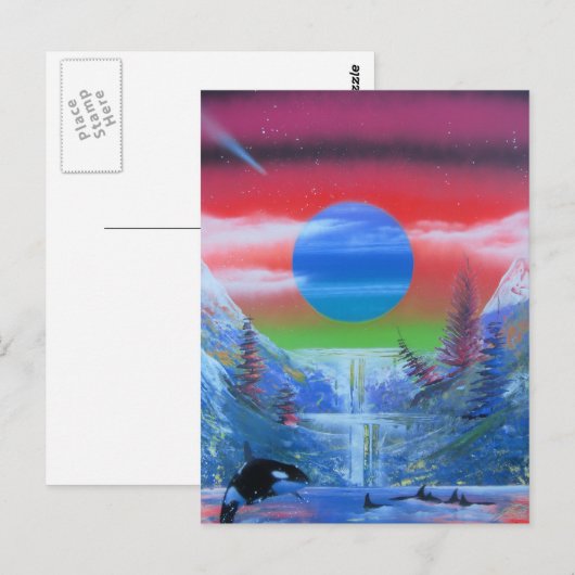 Orca Briefkaart (Voorkant / Achterkant)