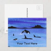 Orca Briefkaart (Voorkant / Achterkant)
