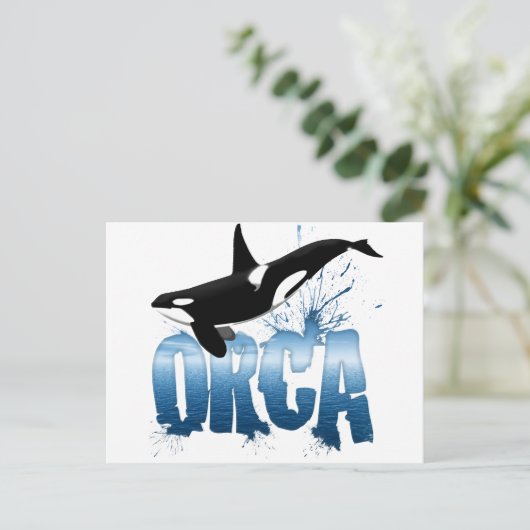 Orca Briefkaart (Staand voorkant)