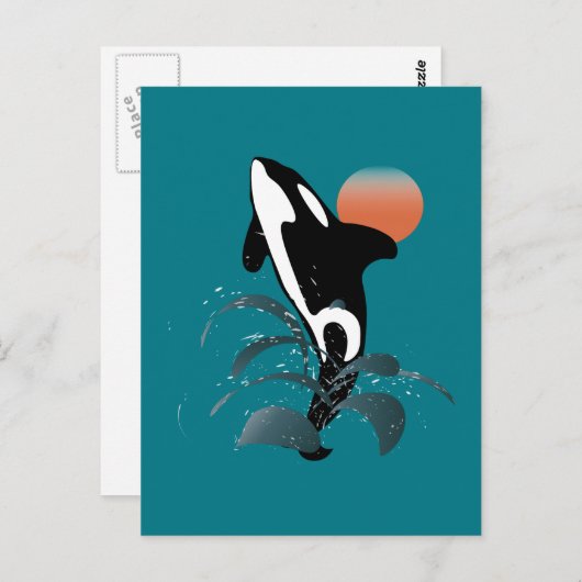 Orca Briefkaart (Voorkant / Achterkant)
