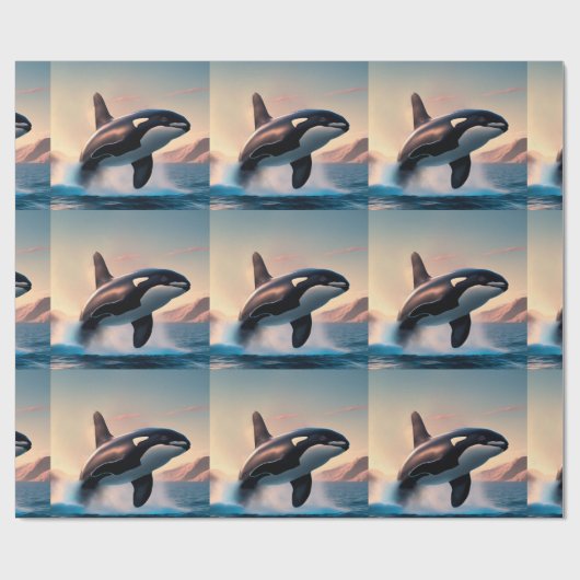 Orca Cadeaupapier (Vlak)