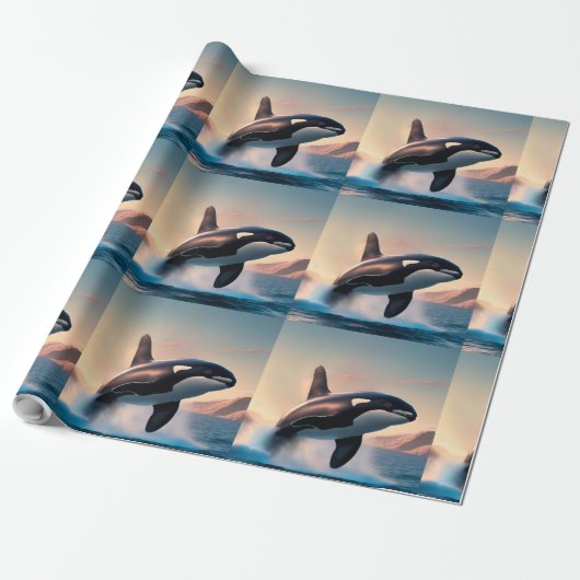 Orca Cadeaupapier (Uitgerold)