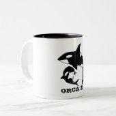 Orca Coffee Mok (Voorkant links)