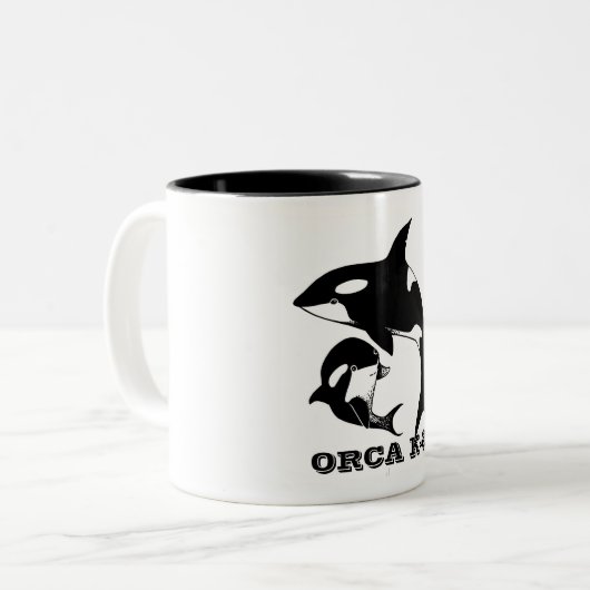 Orca Coffee Mok (Voorkant links)