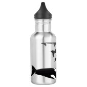 Orca Custom Killer Whale Art-flessen Waterfles (Links)
